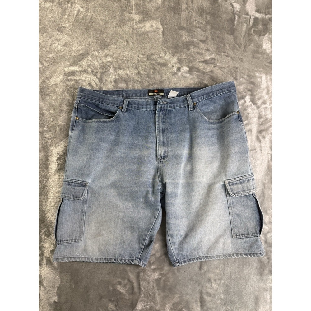 Vintage Jingo Shorts Mens 44x11 Denim Jean Jorts Y2K Baggy Hip Hop Skater